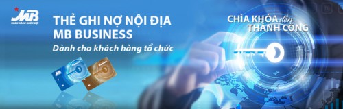 MB phát hành thẻ ghi nợ nội địa “MB Business” cho DN MB phát hành thẻ ghi nợ nội địa “MB Business” cho DN