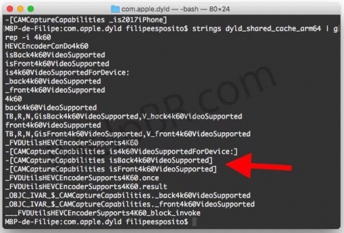 Camera trước của iPhone 8 có thể quay video 4K?