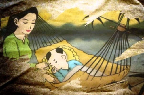 Góc sân của mẹ