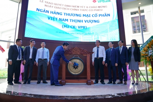 1,33 tỷ cổ phiếu VPB chính thức niêm yết tại HOSE