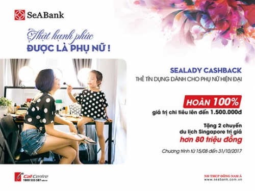 SeABank ra mắt thẻ tín dụng dành riêng cho phụ nữ