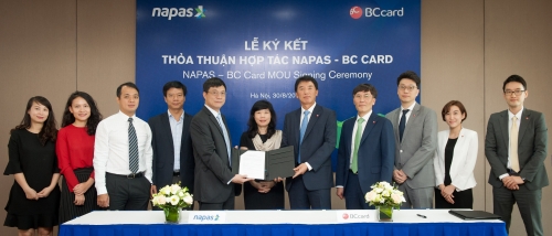 NAPAS và BC CARD – Hàn Quốc ký thỏa thuận hợp tác NAPAS và BC CARD – Hàn Quốc ký thỏa thuận hợp tác