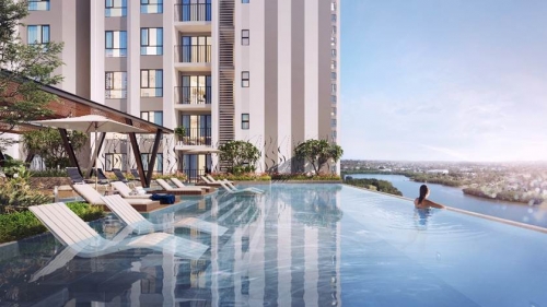 Cảnh quan kỳ ảo của Diamond Riverside