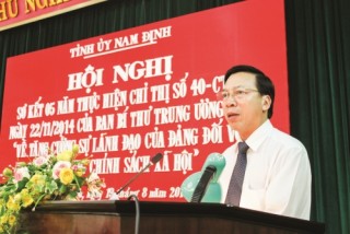 Thực hiện Chỉ thị số 40-CT/TW ở Nam Định: Nhân lên những giá trị của tín dụng nhân văn