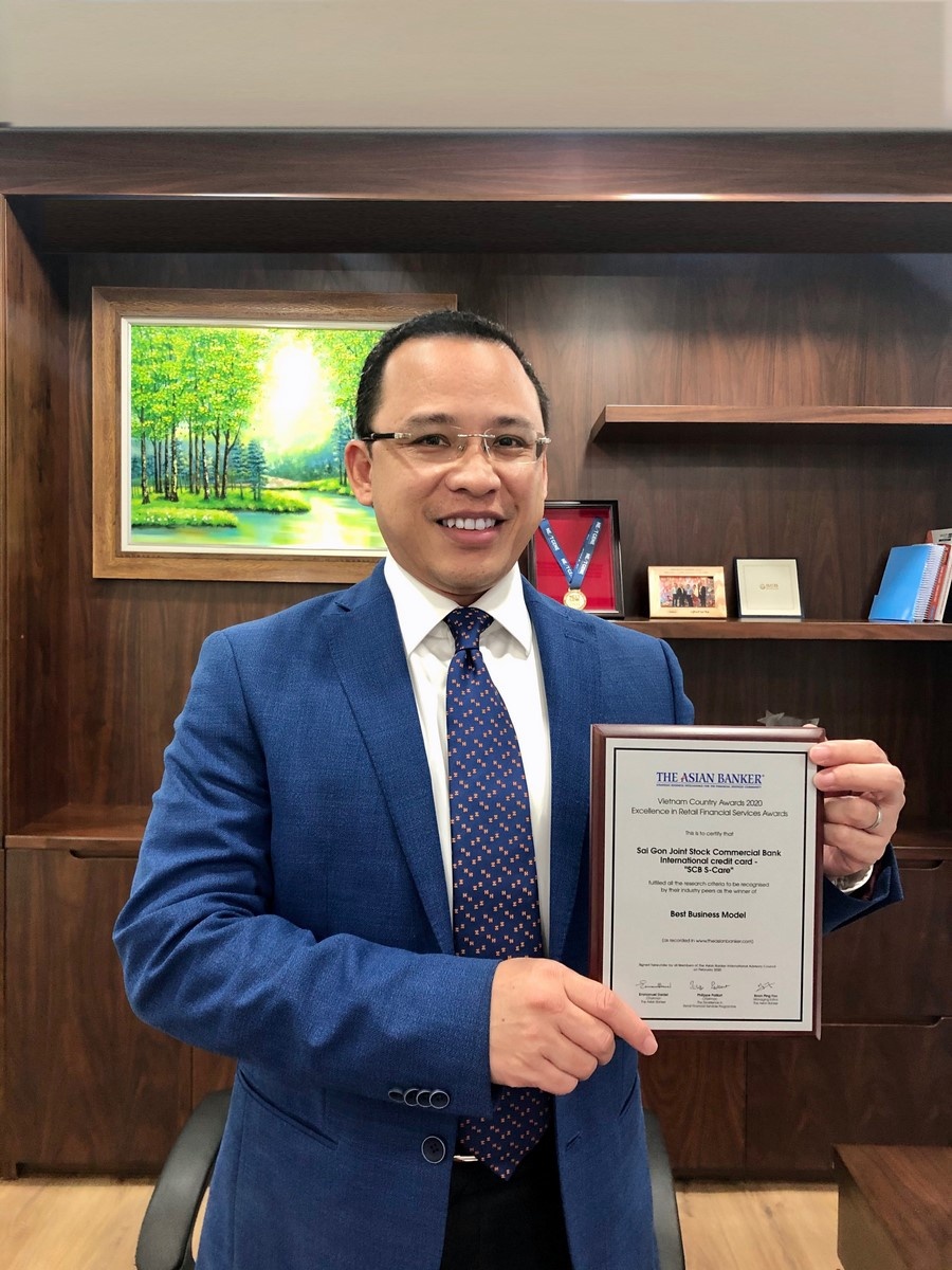 Thẻ tín dụng quốc tế S-Care của SCB được The Asian Banker vinh danh
