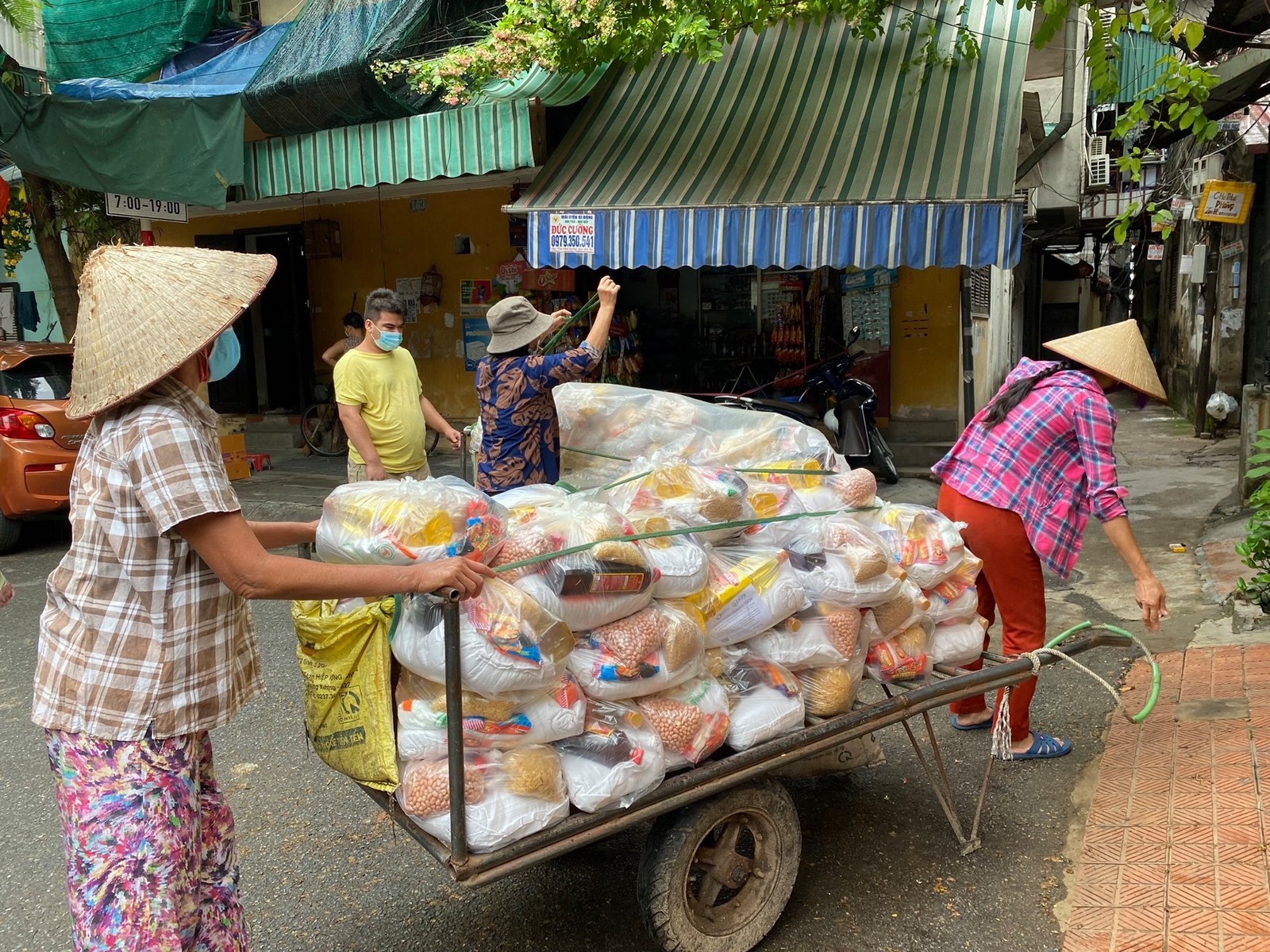 dam bao an sinh de chong dich