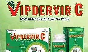 Yêu cầu Công ty Vinh Gia đổi tên thực phẩm bảo vệ sức khỏe Vipdervir-C
