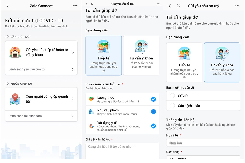 tim nguoi ho tro nhu yeu pham qua zalo