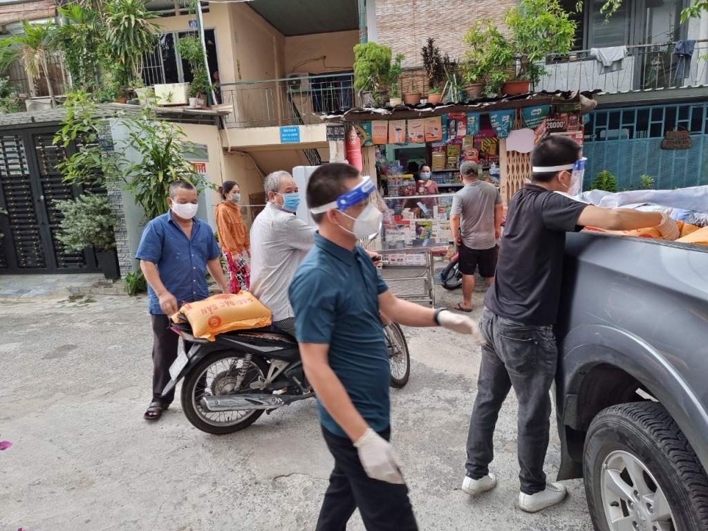 Những địa điểm trao hàng cứu trợ cho người Vĩnh Phúc tại các tỉnh