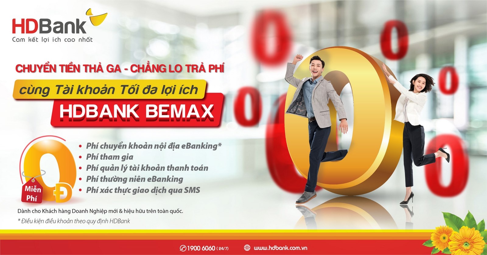 HDBank tiếp tục miễn nhiều loại phí giao dịch trực tuyến với BeMax hdbank tiep tuc mien nhieu loai phi giao dich truc tuyen voi bemax