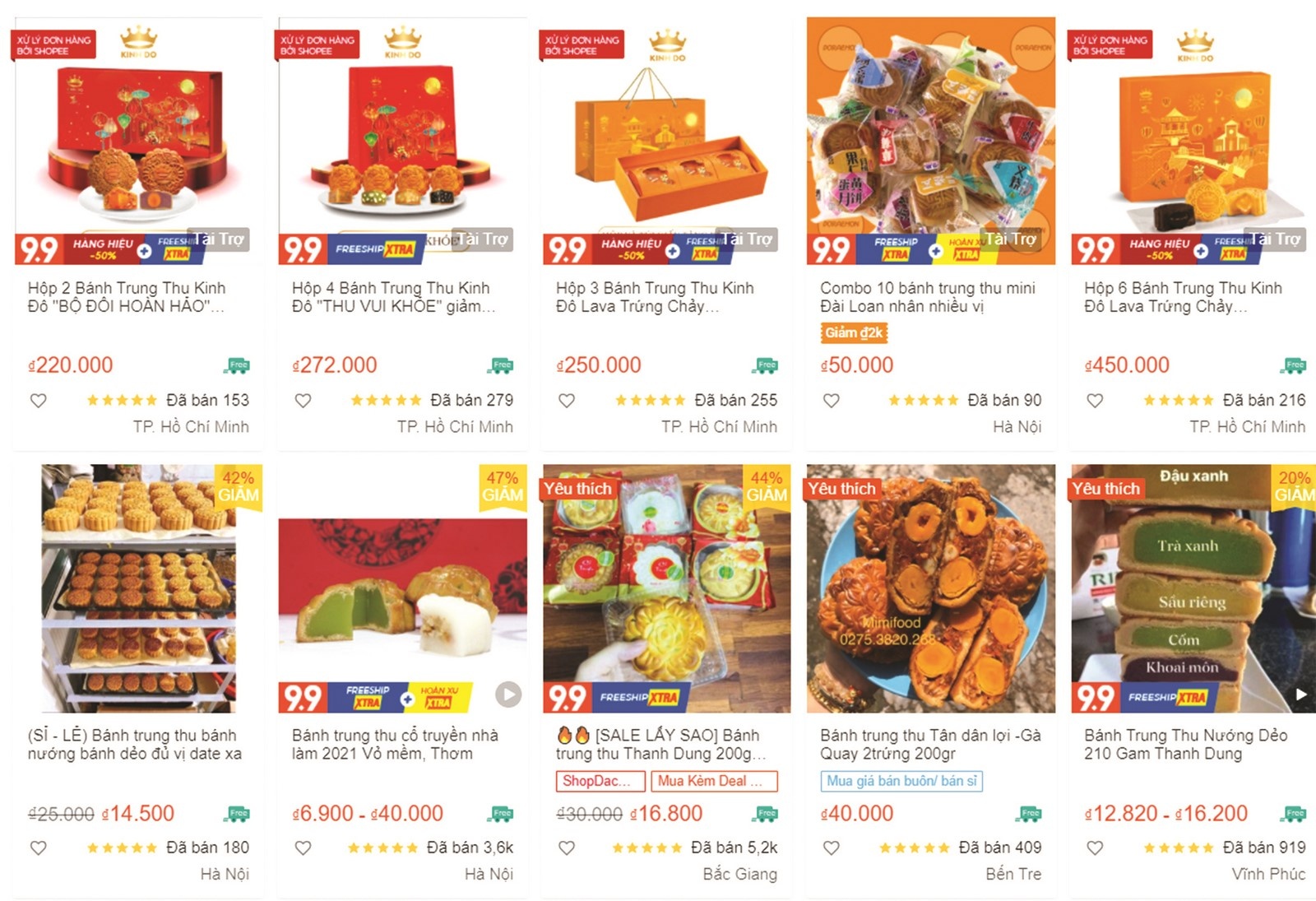 Thị trường bánh Trung thu: Kênh online chiếm thế thượng phong thi truong banh trung thu kenh online chiem the thuong phong