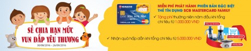 SCB ưu đãi cho khách hàng mở thẻ tín dụng quốc tế MasterCard SCB ưu đãi cho khách hàng mở thẻ tín dụng quốc tế MasterCard