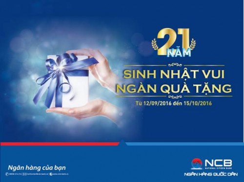 NCB triển khai chương trình quà tặng nhân sinh nhật NCB triển khai chương trình quà tặng nhân sinh nhật