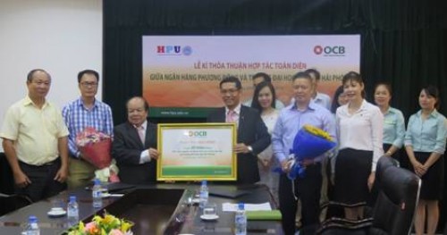 OCB hợp tác với Trường Đại học Dân lập Hải Phòng