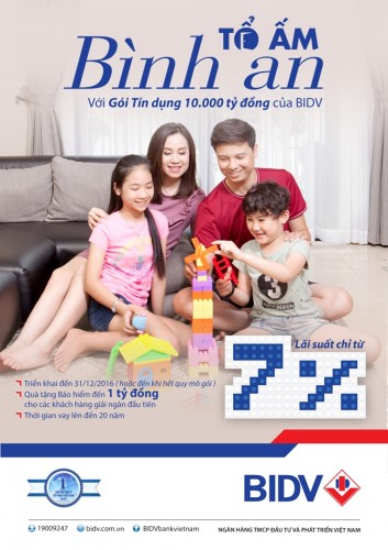 BIDV  mở rộng gói tín dụng 