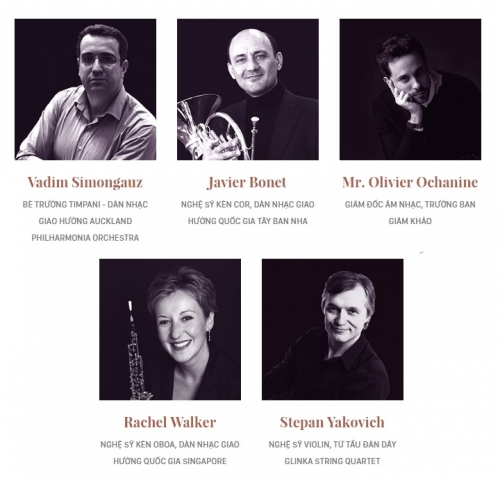 Các nghệ sĩ âm nhạc cổ điển tên tuổi quốc tế đến Việt Nam chiêu mộ nhân tài