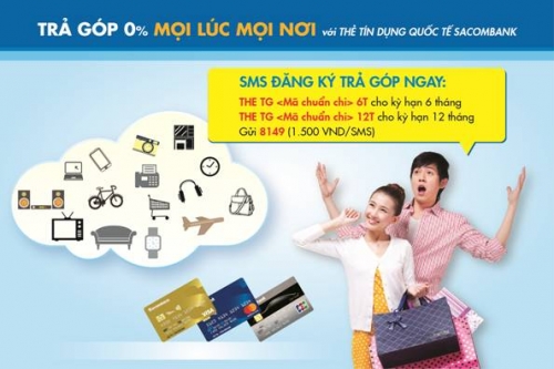 Mua hàng trả góp 0% chỉ bằng tin nhắn