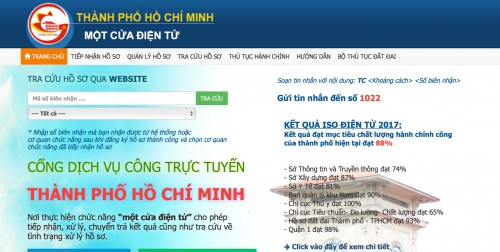 TP.HCM: Tích hợp dữ liệu vào hệ thống Một cửa điện tử chung TP.HCM: Tích hợp dữ liệu vào hệ thống Một cửa điện tử chung