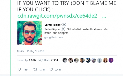 Hết sức cẩn thận, trang web này có thể đánh sập mọi iPhone