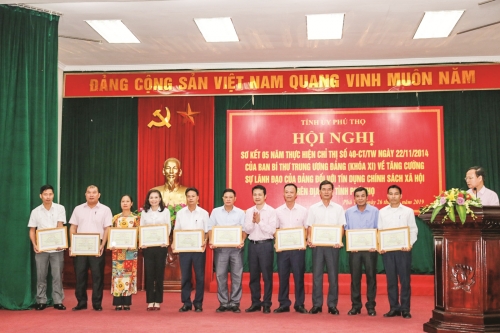 Thực hiện Chỉ thị số 40-CT/TW ở Phú Thọ: Tín dụng chính sách củng cố lòng tin