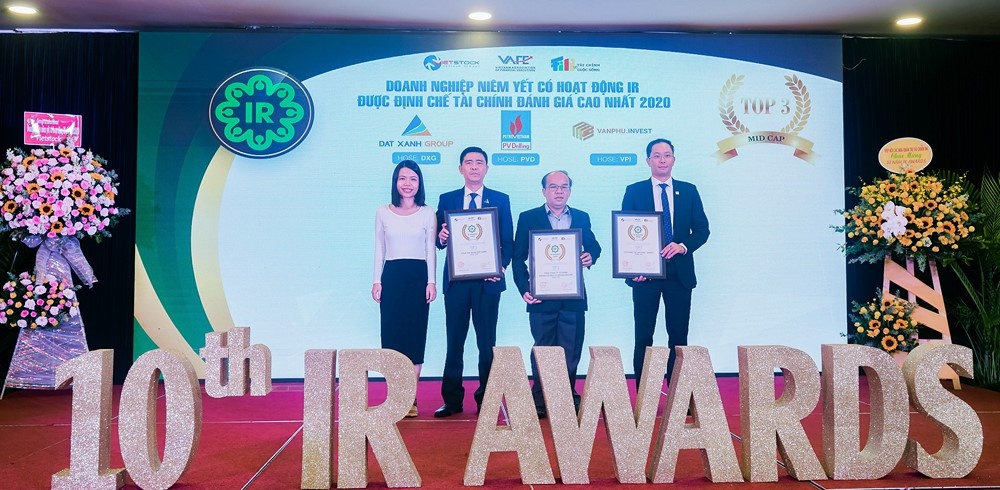 Tập đoàn Đất Xanh lập cú đúp giải thưởng tại IR Awards 2020 tap doan dat xanh lap cu dup giai thuong tai ir awards 2020