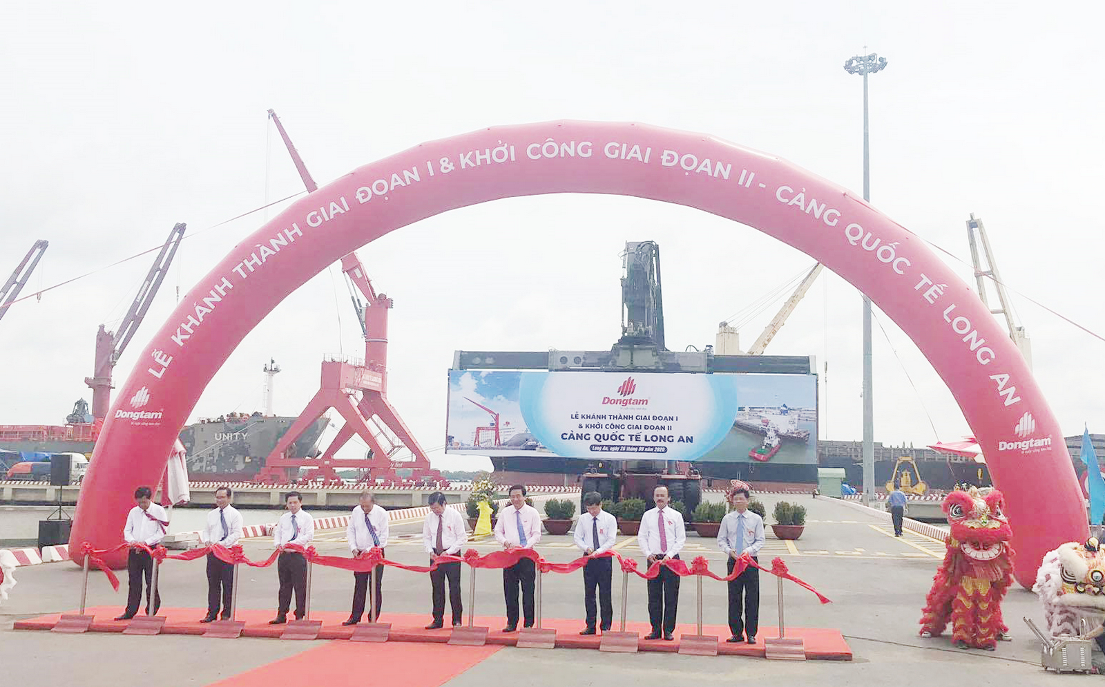 DTG: Khởi công Cảng quốc tế Long An giai đoạn 2