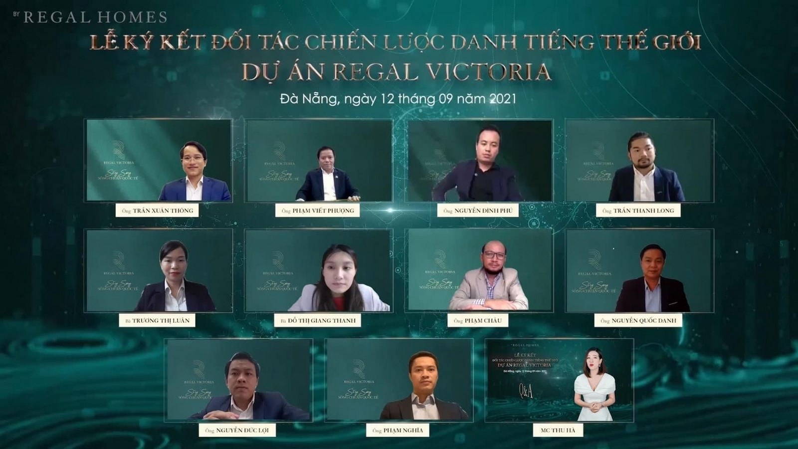 dat xanh mien trung ky ket voi cac thuong hieu vat lieu noi tieng cho biet thu regal victoria