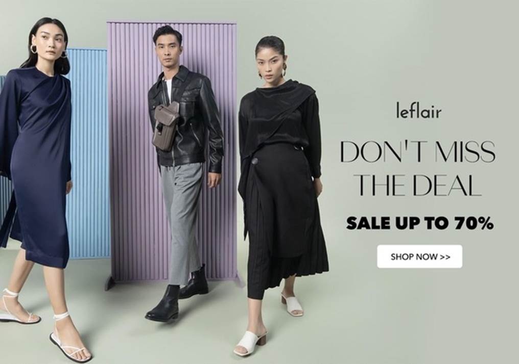 web chuyen hang hieu leflair tro lai co hoi trai nghiem mua sam hang hieu voi gia tot