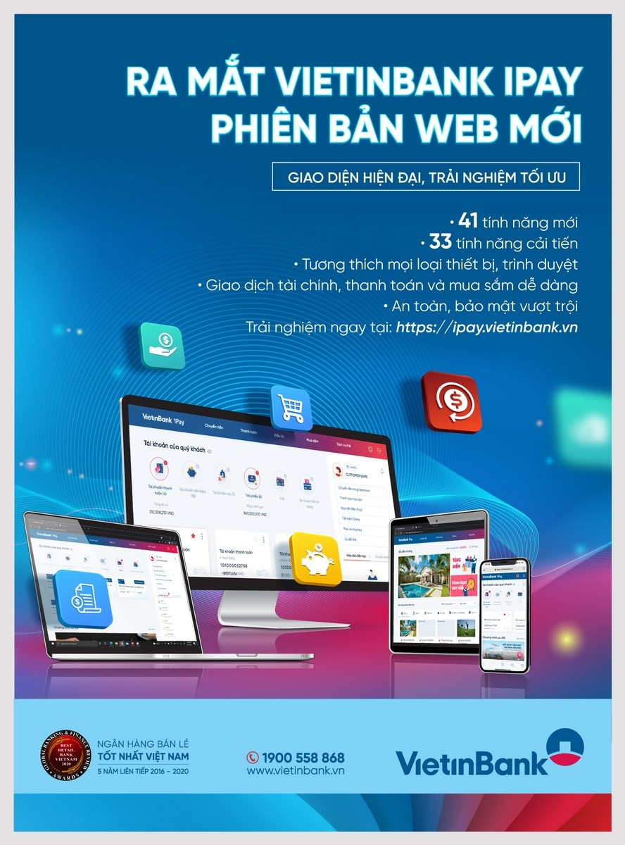 trai nghiem hoan hao voi vietinbank ipay phien ban web moi