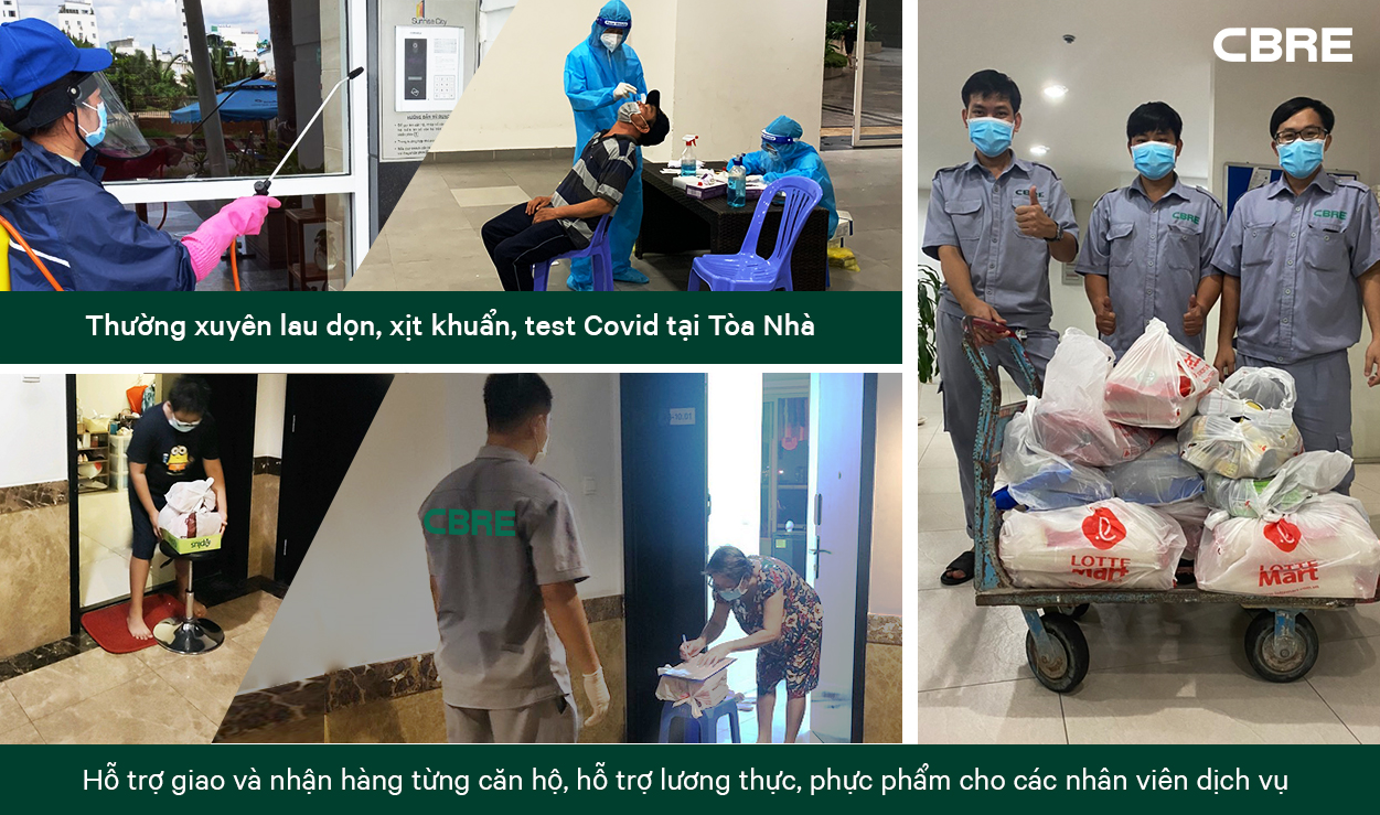 CBRE vận hành an toàn các tòa nhà trong mùa dịch