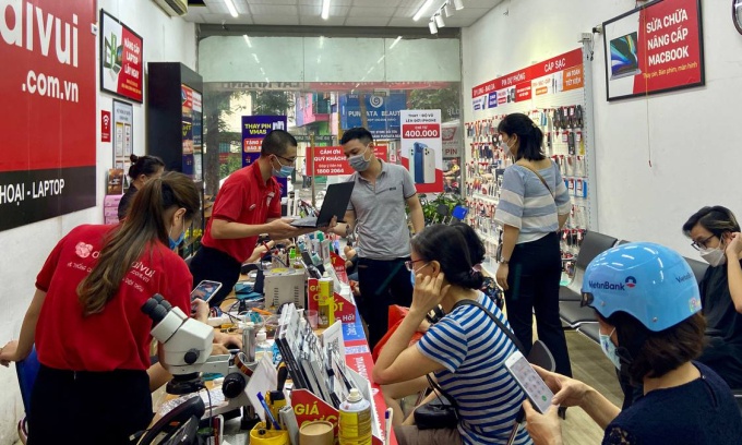 nguoi dung do xo di sua chua mua sam may tinh