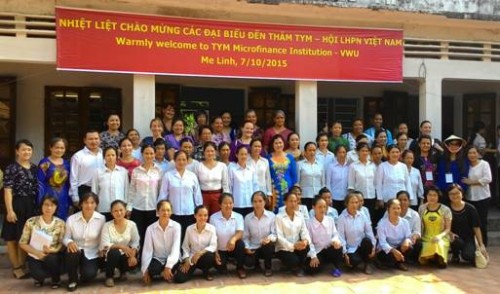 Đại biểu Diễn đàn Phụ nữ, Hòa bình và Phát triển thăm hoạt động của TYM Đại biểu Diễn đàn Phụ nữ, Hòa bình và Phát triển thăm hoạt động của TYM