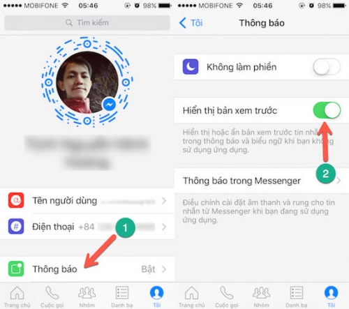 Mẹo ẩn tin nhắn trong iOS 10