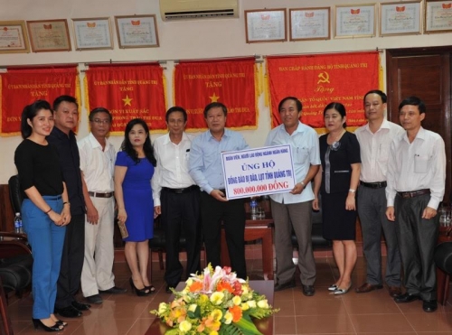 Hỗ trợ đồng bào Quảng Trị khắc phục hậu quả lũ lụt