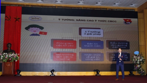 Đoàn NHTW nhận giải A Hội thi Thanh niên với Cải cách hành chính và Văn hoá công sở