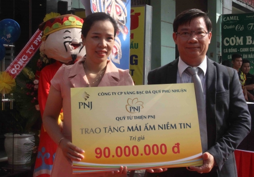 PNJ trao tặng “mái ấm niềm tin” tại Đà Nẵng