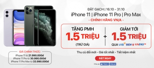 Chưa bán ra, iPhone 11 chính hãng đã giảm cả triệu đồng để hút khách Chưa bán ra, iPhone 11 chính hãng đã giảm cả triệu đồng để hút khách