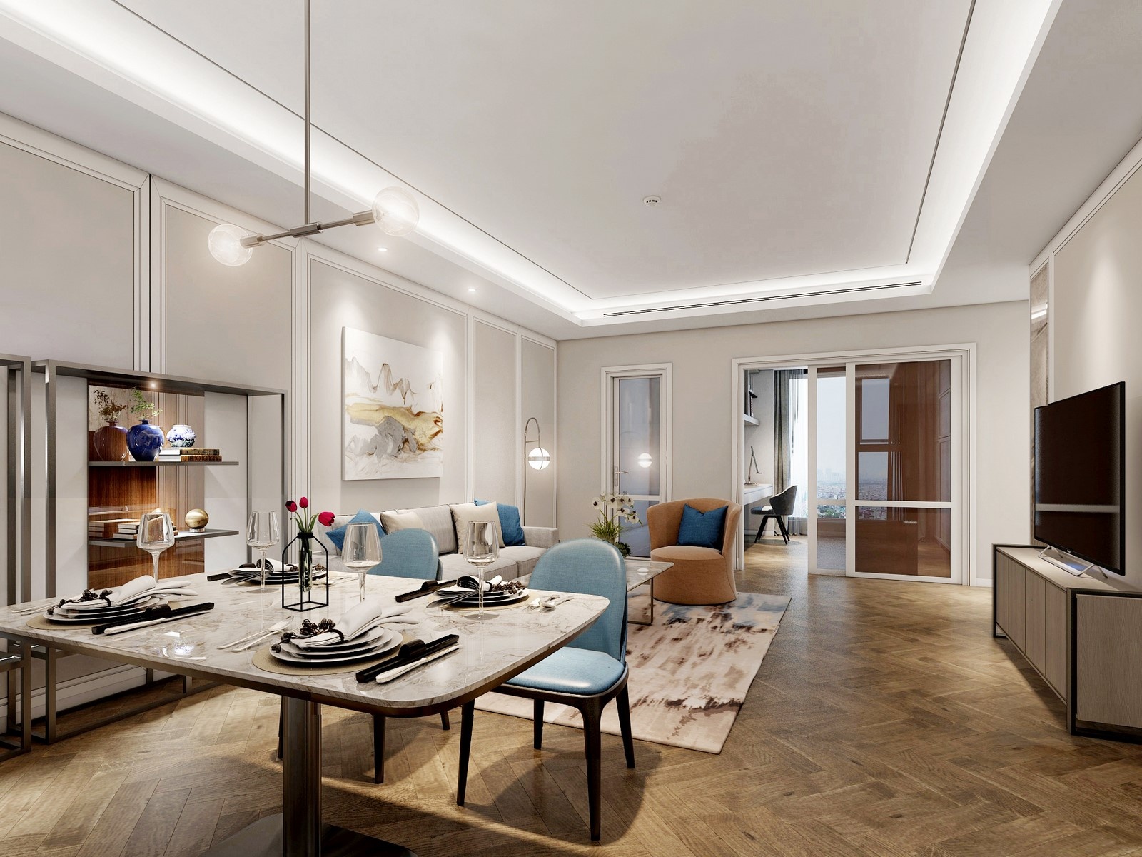 king palace chinh thuc gioi thieu bo suu tap can ho hoang de