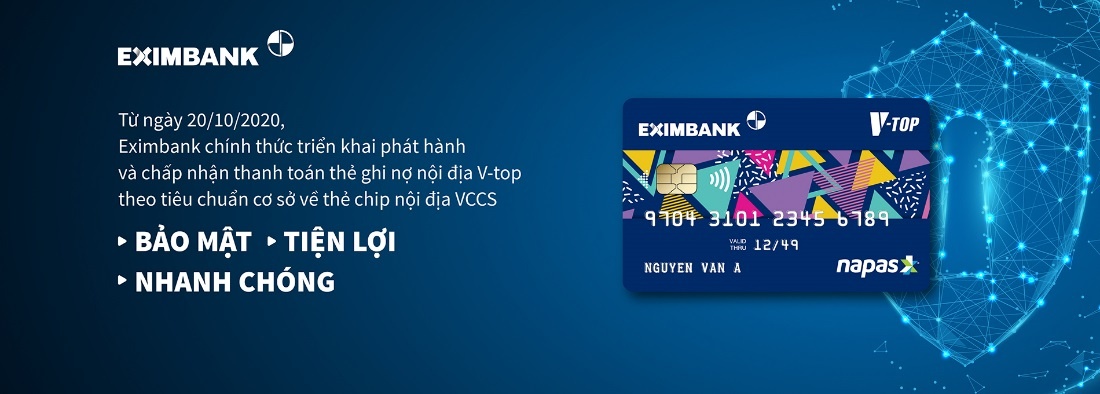 eximbank phat hanh the ghi no noi dia chip vccs