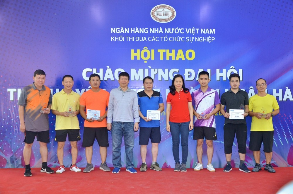 Hội thao Khối Thi đua các tổ chức sự nghiệp NHNN thành công tốt đẹp hoi thao khoi thi dua cac to chuc su nghiep nhnn thanh cong tot dep