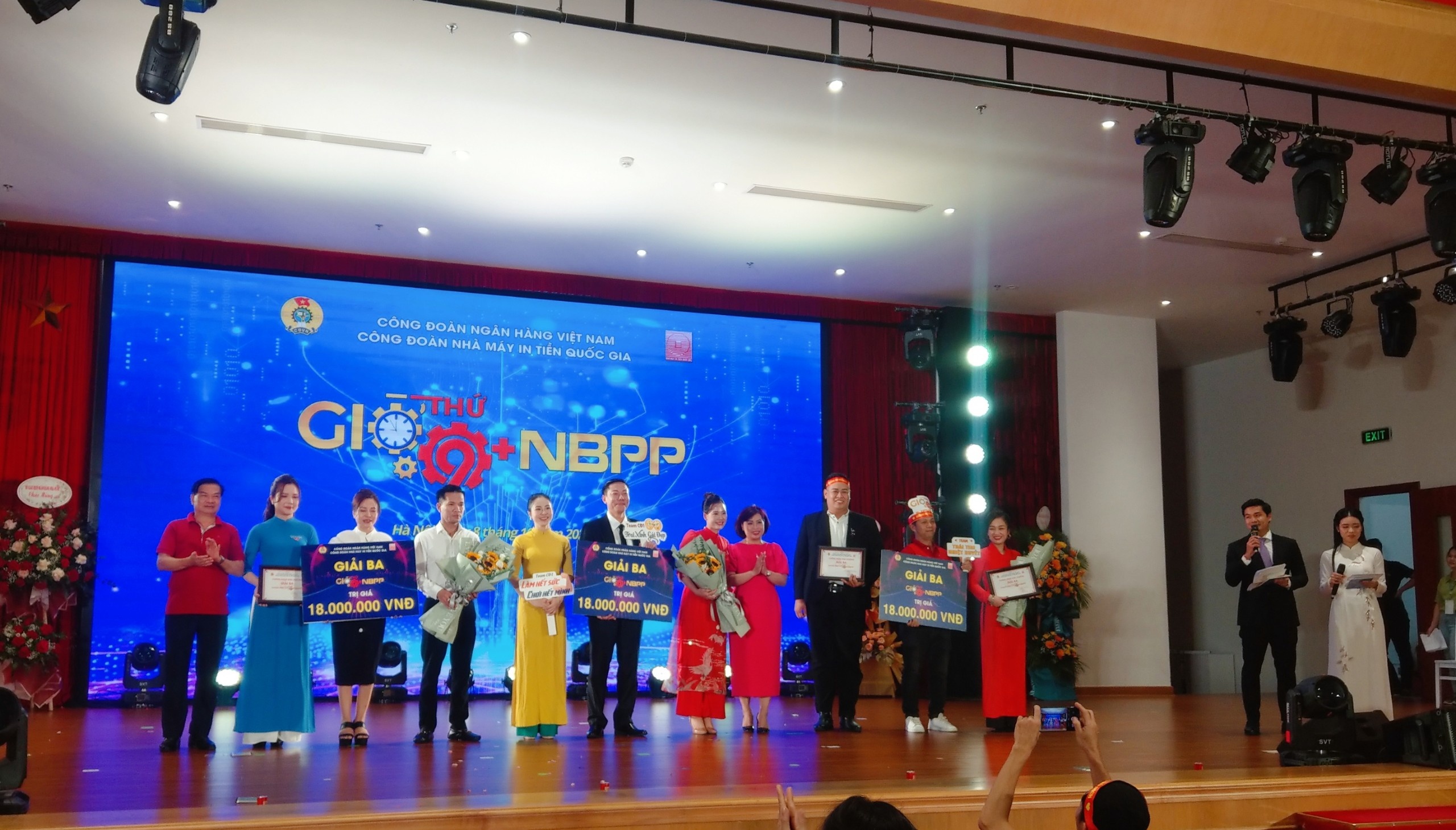 cong doan nha may in tien quoc gia huong ung phong trao gio thu 9