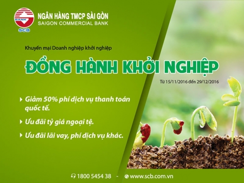 SCB đồng hành cùng khởi nghiệp SCB đồng hành cùng khởi nghiệp