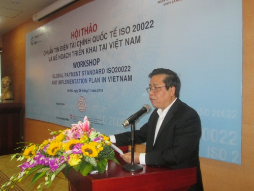 Hệ thống ngân hàng sẽ hoàn thành ISO 20022 vào năm 2020