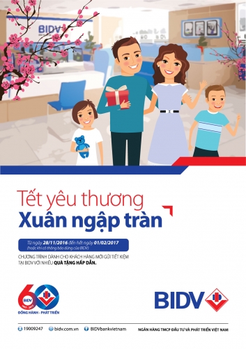 BIDV tặng tiền cho khách gửi tiết kiệm BIDV tặng tiền cho khách gửi tiết kiệm