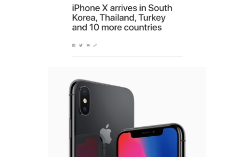 Apple tiếp tục mở bán iPhone X tại Thái Lan, Campuchia Apple tiếp tục mở bán iPhone X tại Thái Lan, Campuchia
