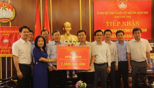 Công đoàn ngành Ngân hàng: Hỗ trợ khắc phục hậu quả bão số 12