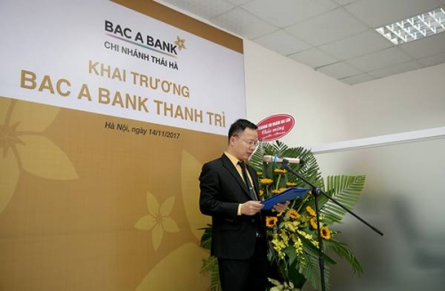BAC A BANK khai trương thêm 2 điểm giao dịch mới BAC A BANK khai trương thêm 2 điểm giao dịch mới