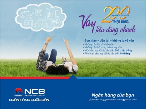 NCB ra mắt hai sản phẩm cho vay tiện lợi không tài sản đảm bảo