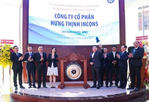 Cổ phiếu HTN của Hưng Thịnh Incons chào sàn HoSE