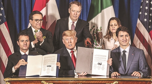 Mỹ, Canada và Mexico thúc đẩy hoàn tất Hiệp định USMCA Mỹ, Canada và Mexico thúc đẩy hoàn tất Hiệp định USMCA